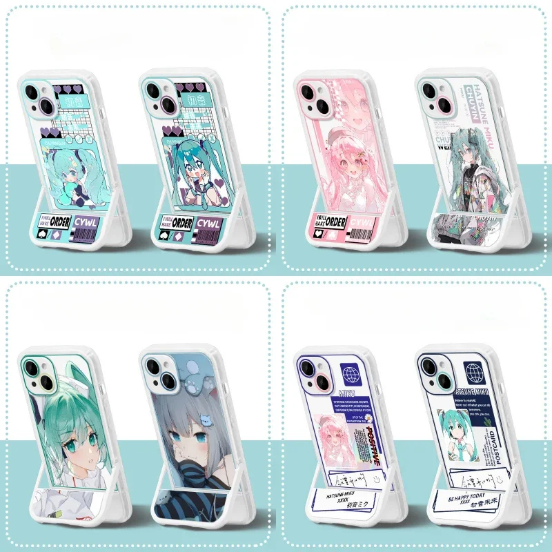 Чехол для мобильного телефона Hatsune Miku аниме милый мультяшный защитный чехол