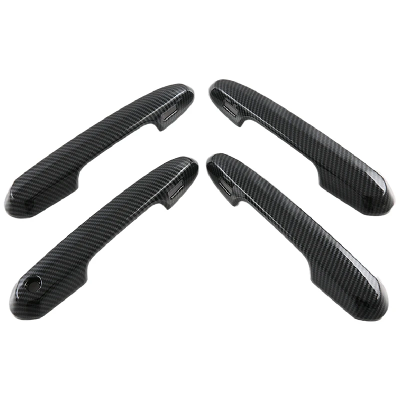 

Car Carbon Fiber Style Exterior Door Handle Decoration Accessories For Toyota Land Cruiser Lc300 2022 2023