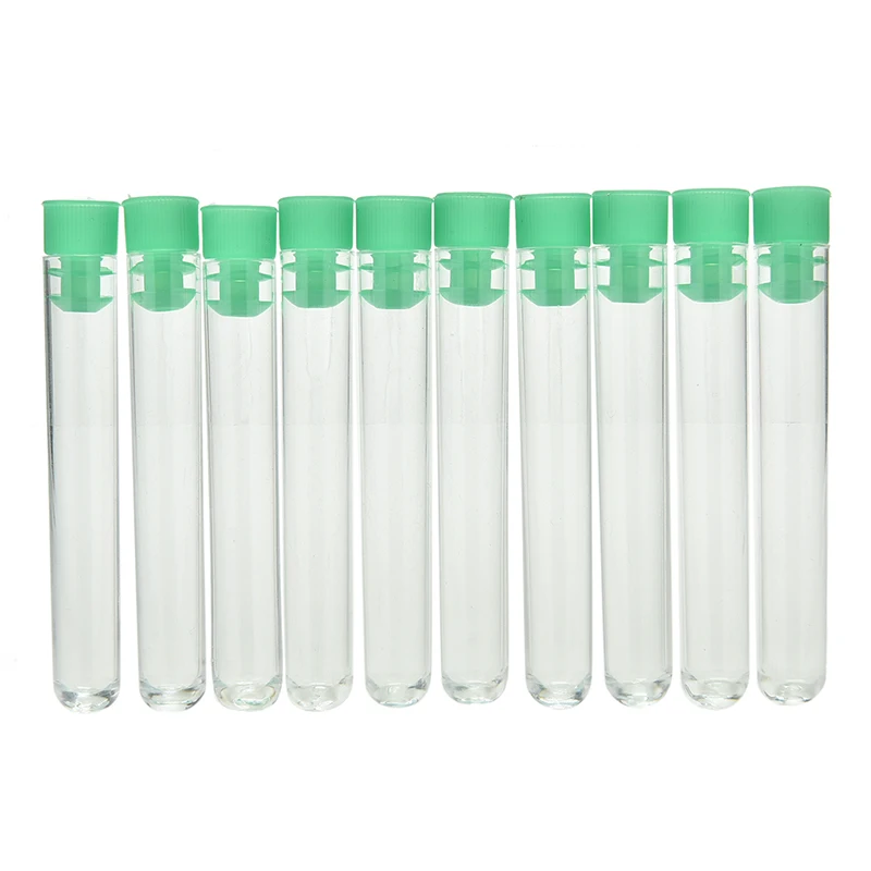 

10PCS 12x75mm Plastic Test Tube With Cork Clear Like Glass Pack10, Wedding Favor Tubes Party Favour laboratory tubes