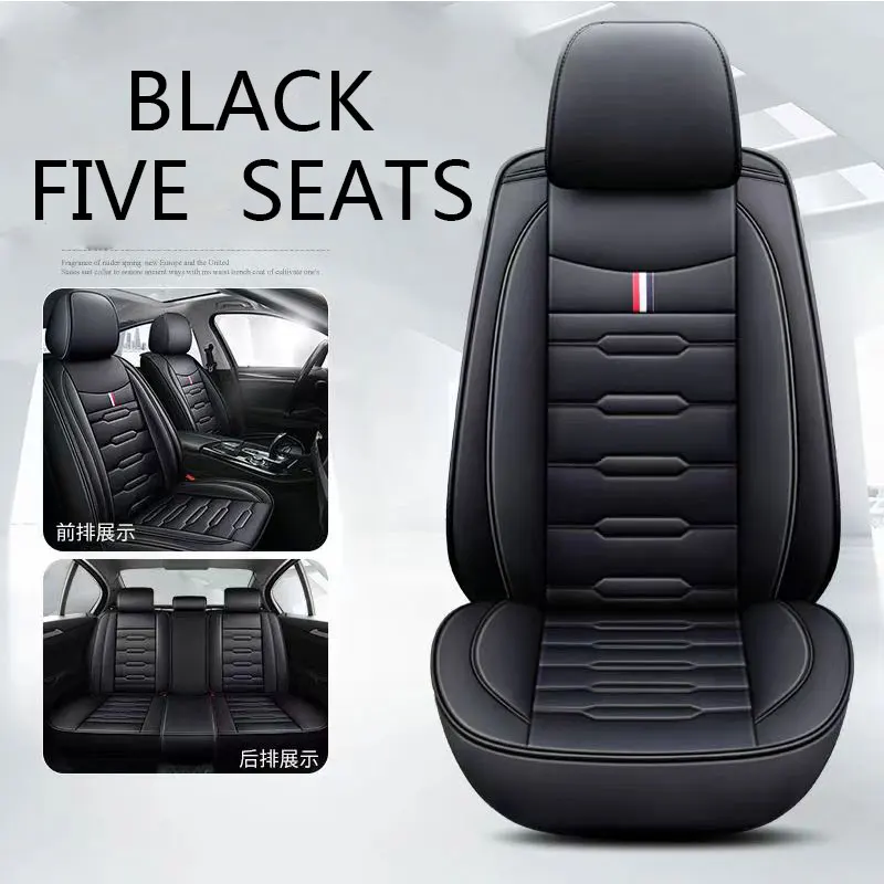 

Car Seat Cover PU Leather Universal Car Front Seat Covers accessories Seat Back Cushion Leather Protetor Auto Interior parts