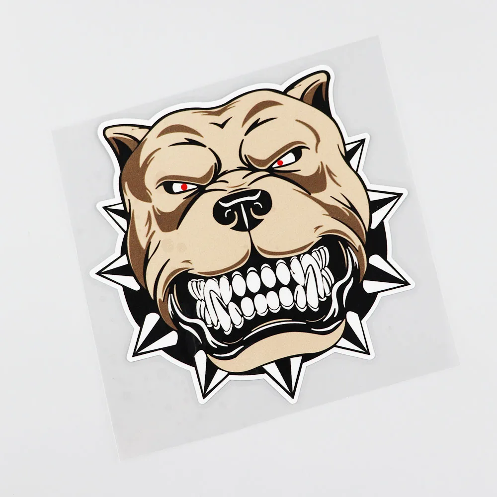 

Interesting Fierce Bulldog Teeth Decal Car Sticker 14.1CMX13.9CM