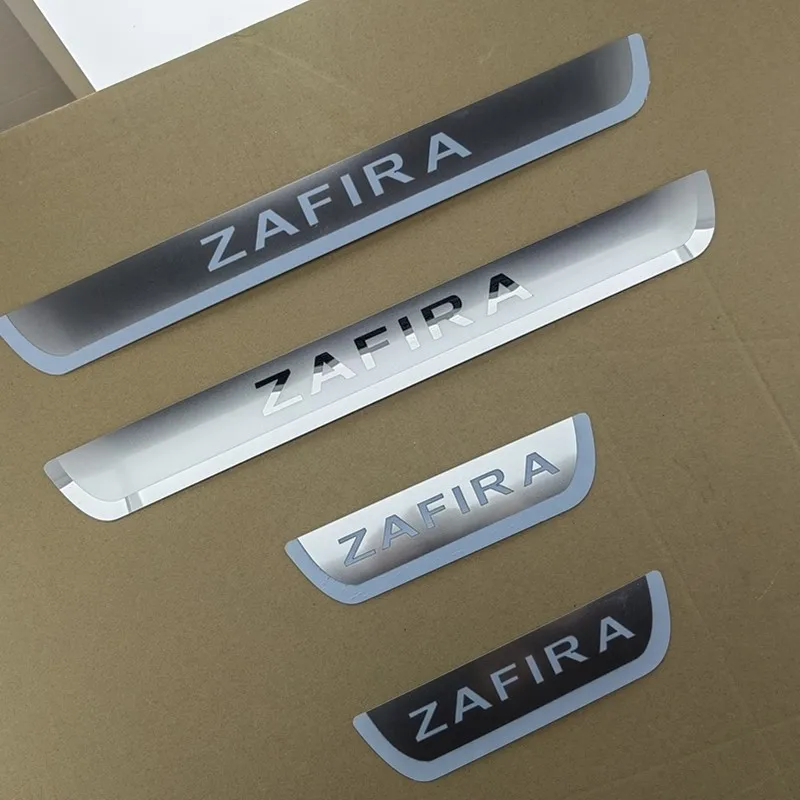 

Аксессуары для Opel Zafira Tourer A C, для Vauxhall Zafira B 2011-2022, Накладка на порог двери/задний порог, Стайлинг автомобиля