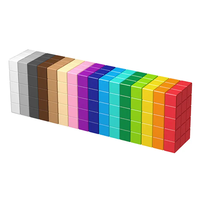 

16colors DIY Magnetic Block Super Pixel magnetic cube 10pcs Square