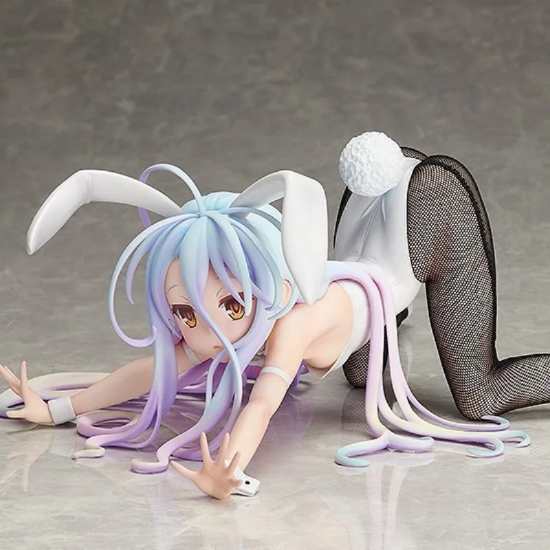 

Anime No Game No Life Figure Shiro Cat Bunny Model Dolls Figurines Ver. Sexy Girl Action Figures Ornament Collectible 12cm