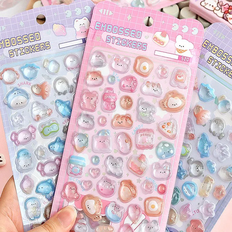 3D наклейка с изображением животных