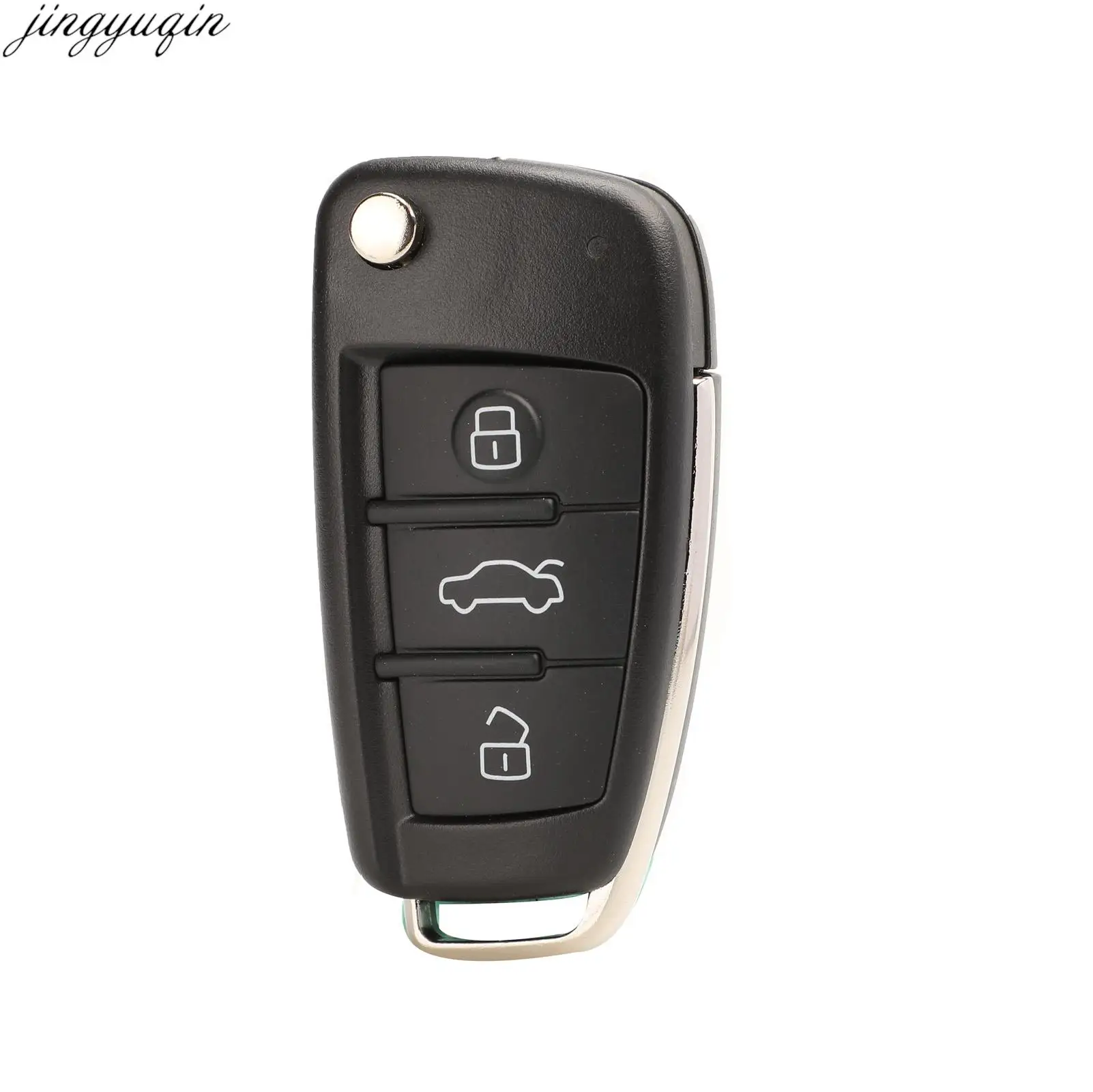 

Jingyuqin 3B чехол для дистанционного ключа от машины Shell для Audi A1 A3 A4 A6 A8 A4L A6L TT Allroad Q2L Q3 Q5 Q7 R8 S6 SQ5 RS4 C5 C6 B6 B7 2018
