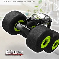 new electric remote control stunt car bigfoot off road climbing car rc sponge wheel childrens indoor toy car