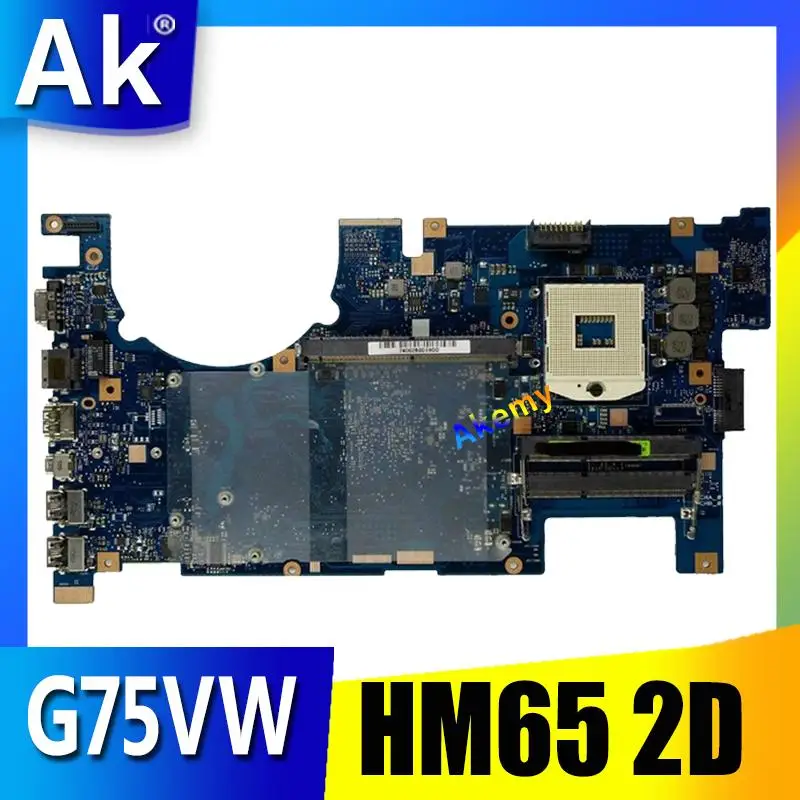 

Материнская плата AK G75VX для ноутбука Asus G75VX G75VW G75V G75, протестированная оригинальная материнская плата 2D