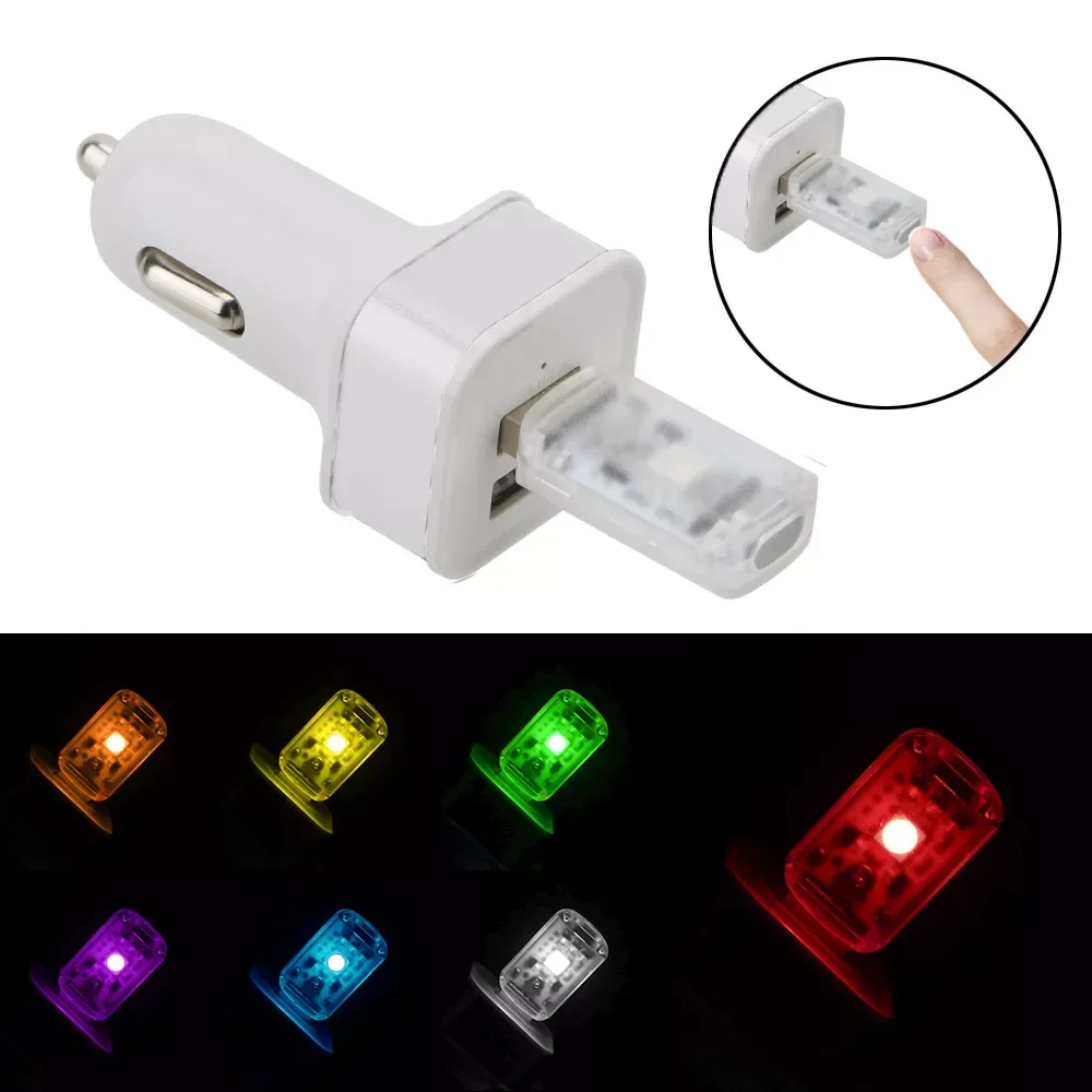 

Led USB Light Voice and Touch Control Car Cigarette Lighter RGB Auto Interior Atmosphere Light Decorative Emergency Lighting