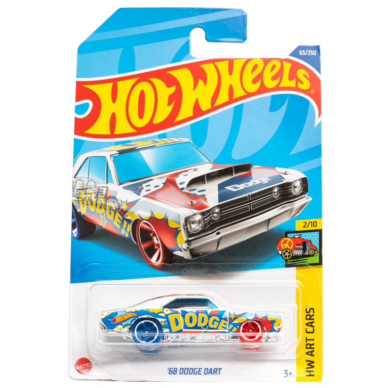 

Автомобильная серия Hot Wheels HW ART CARS 68 DODGE Дротика 1/64 Коллекционная металлическая литой модель игрушечные автомобили