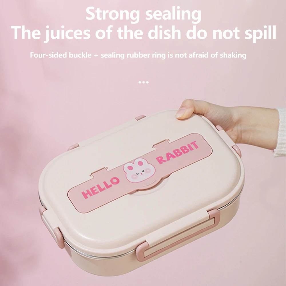 Новый Симпатичный контейнер для микроволновой печи Bento детей фотоконтейнер с