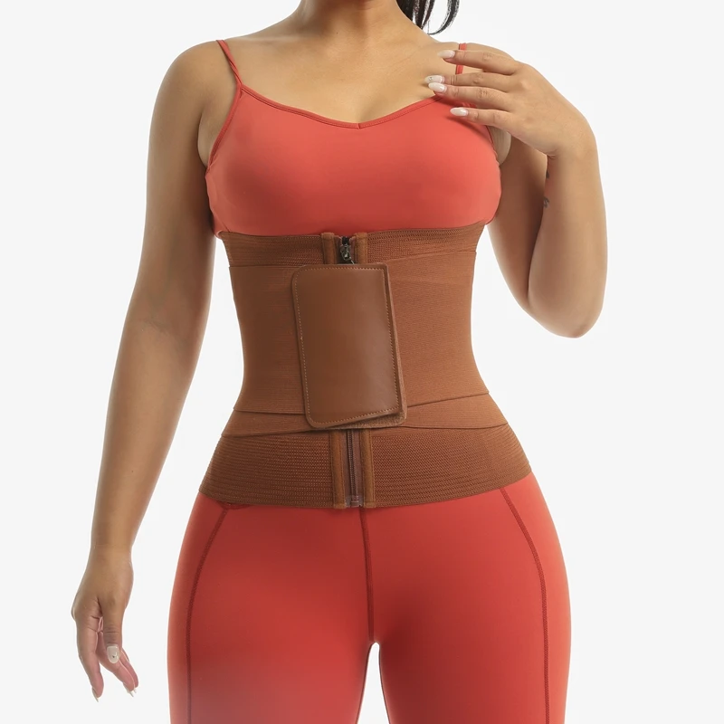 Women Waist Trainer Corset For Weight Loss Sports Fitness Yoga Charm Stature Slimming Home Wear Fat Burning Control Waist Belt