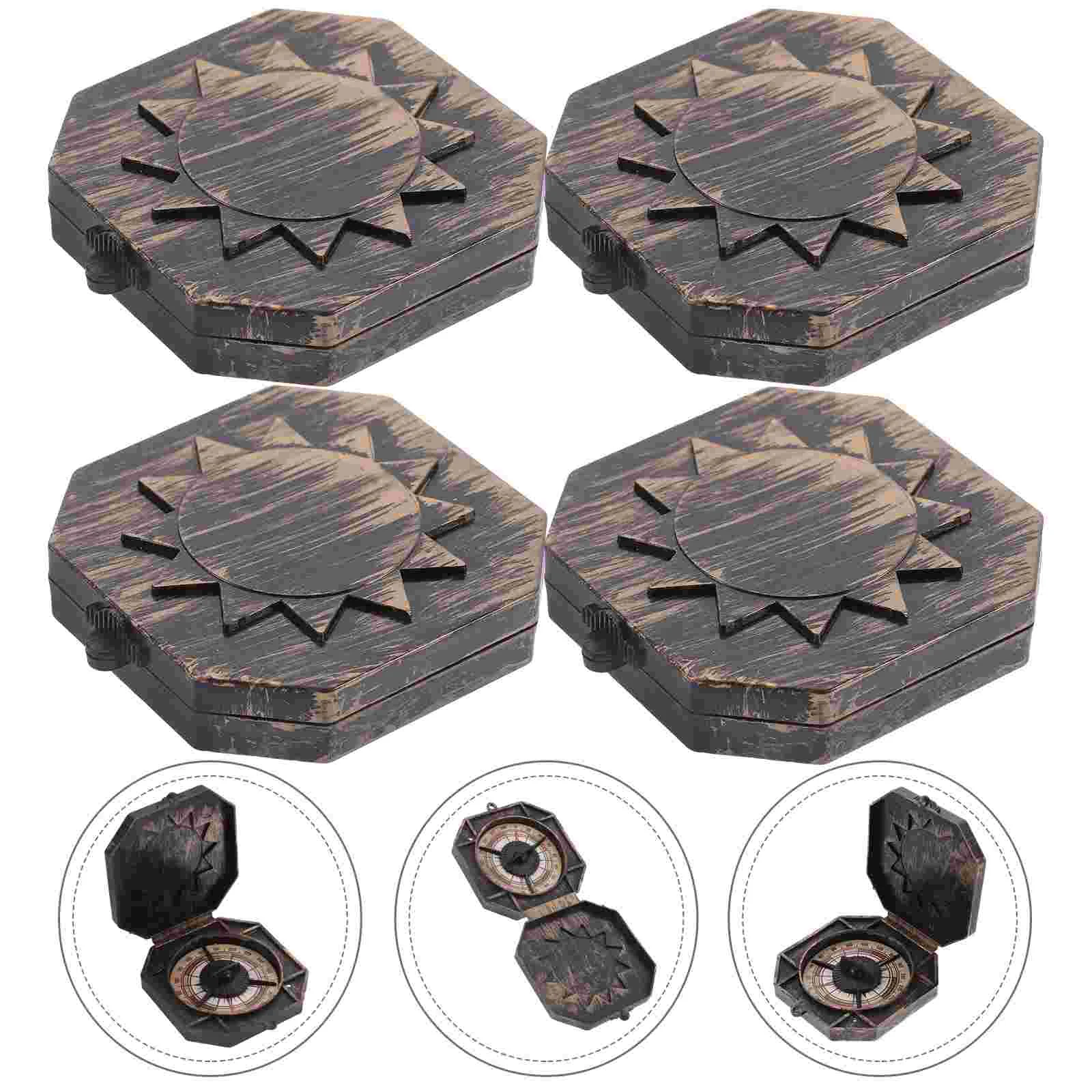 

Christmas Pirate Compass Compass for Christmas Party 4pcs ( )