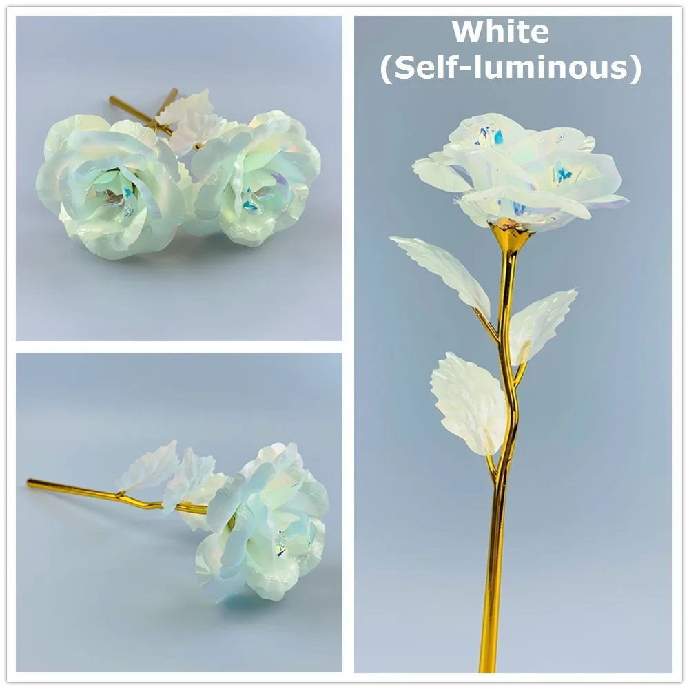 

Светящаяся роза из пластика