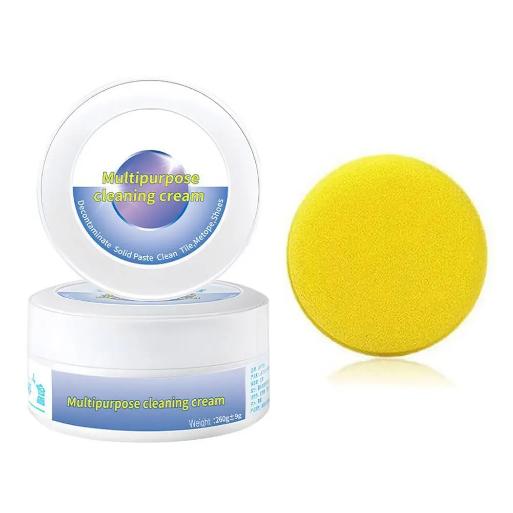 

Multi-functional Cleaning Cream Water Free Scrub Yellow Anti-oxidation Small White Shoes Cleaning Whitening Decontamination
