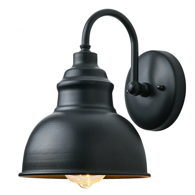 

E27 Industrial Wall Sconce Black Wall Light Vintage Wall Lamp for Indoor Lighting Adjustable Retro Loft Bedside Bedroom Light