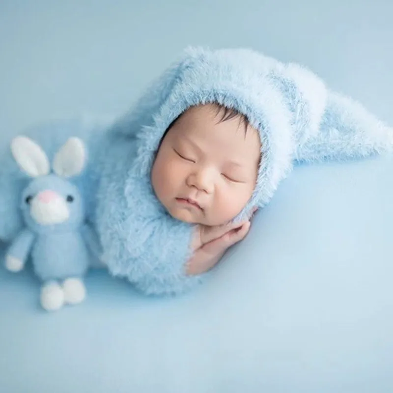 Фотофон для фотографирования новорожденных с искусственным мехом