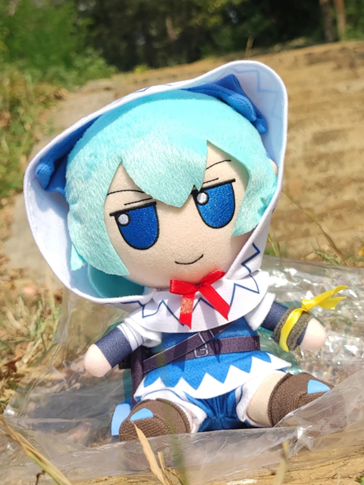 Аниме Touhou Project Cirno Hero of Ice Fairy Fumo милая подушка Kawaii плюшевая для сидения девочек