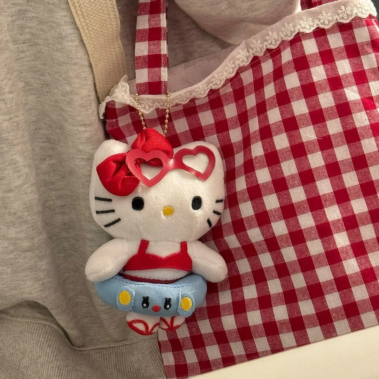 Оригинальный милый мультфильм Hello Kitty высокая красота круг для плавания бикини