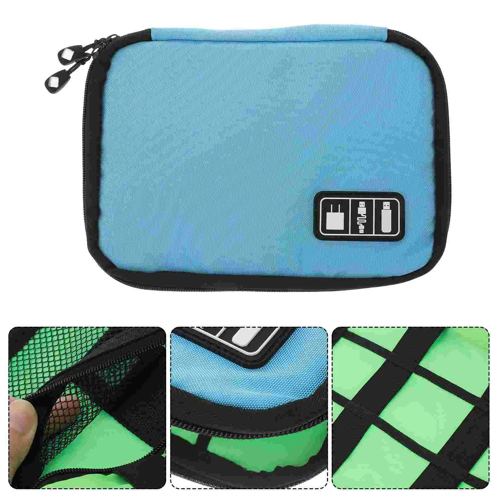 

Органайзер для хранения кабеля, многоцелевой дорожный органайзер для кабеля, органайзер для шнура, электронный органайзер для шнура, USB, жес...