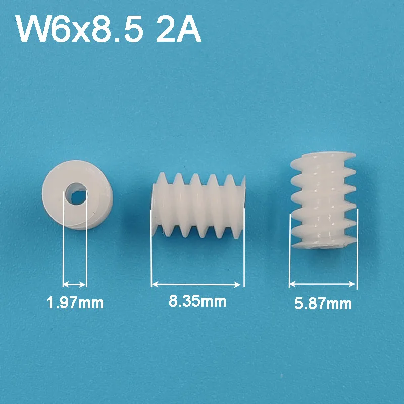 

Модель W6x8, 5 А, 2 А, 0,5 м, 8 мм/8,5 мм, длина 6 мм, диаметр спиральных Зубцов, аксессуары «сделай сам», модель W6x8 2A