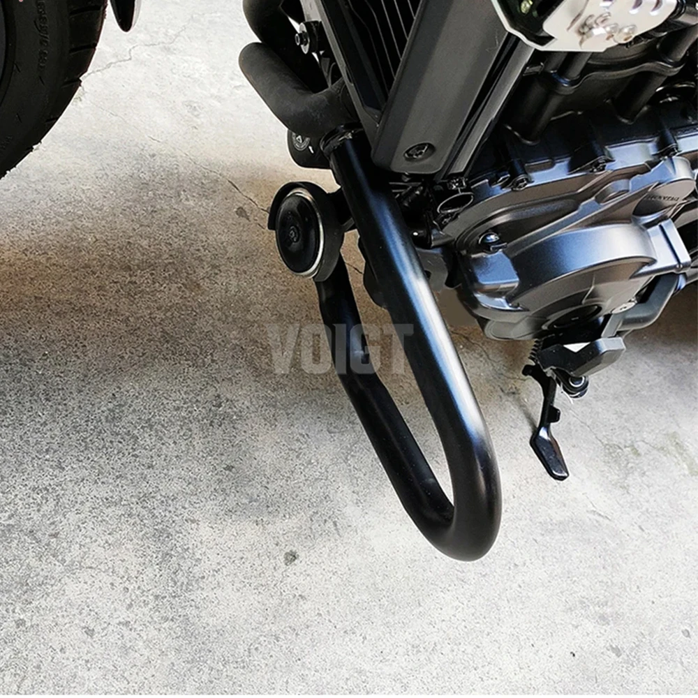 Фото Защитная дуга двигателя (крэш-бар) стальная для Honda Rebel CMX1100 2020-2025, черная, аксессуар для защиты от падений, CMX 1100 №4