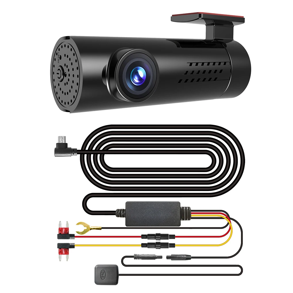 

ABS автомобильный 1080P WiFi видеорегистратор с GPS кабелем ACC адаптер питания скрытый видеорегистратор GPS трекер