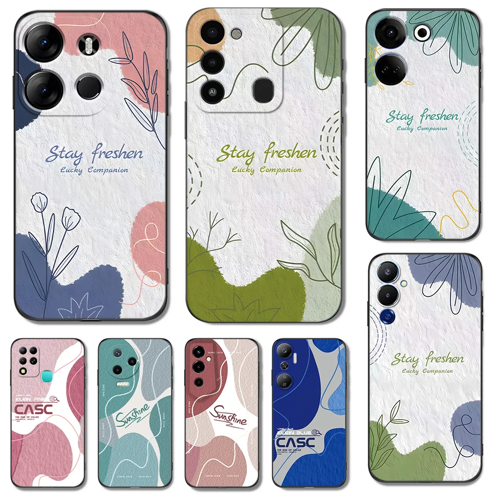 Фотообои для INFINIX HOT10 11(G37) 20I 20 NOTE12VIP 12 4G(2023)12Pro 4G Черный чехол ТПУ 12I акриловые