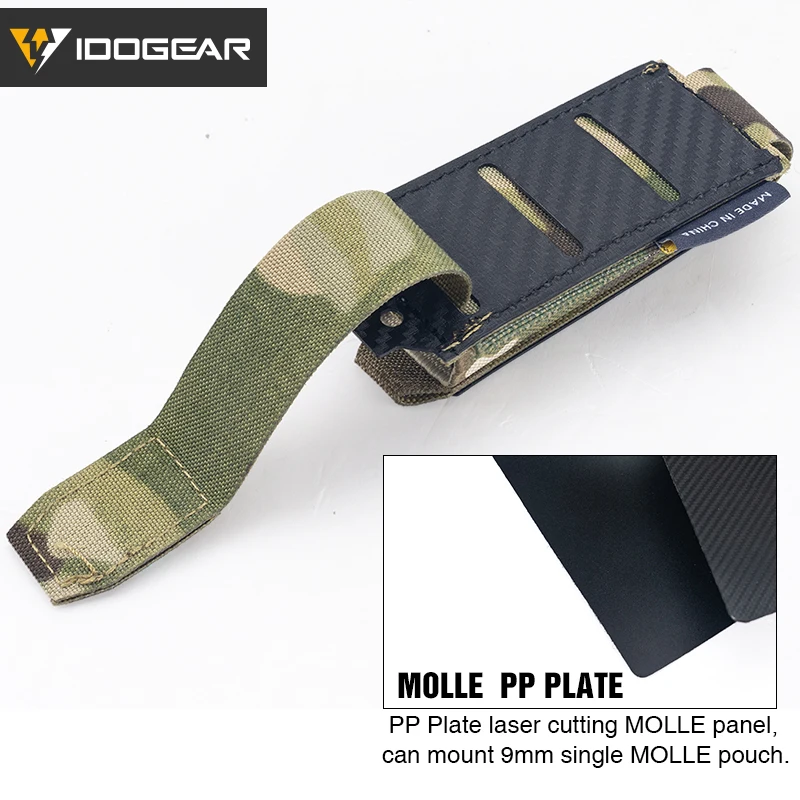 IDOGEAR MOLLE тактическая 9 мм Одиночная Магнитная сумка охотничья Военная переноска