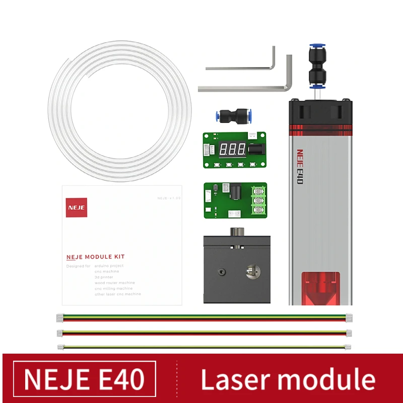 Комплект удлинителей NEJE E40, обновленный алюминиевый удлинитель с осью от 460 до 1030 мм, совместим с лазерным гравером NEJE Pro Max A40640