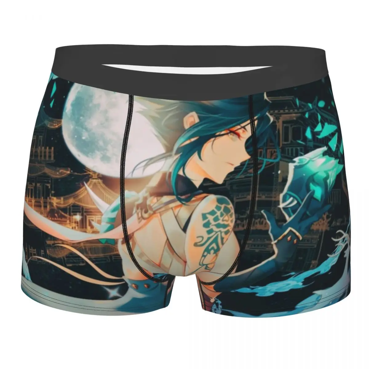 

Мужское модное нижнее белье Xiao, боксеры, трусы, Мужские дышащие шорты, трусы