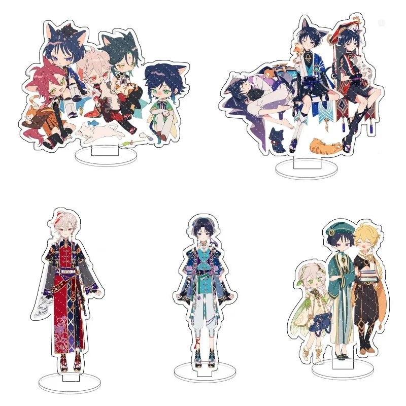 

Game Genshin Impact Figure Scaramouche Cosplay Acrylic Venti Xiao Nahida Stand Model Desk Decor Fans Collection Toy Anime Gift