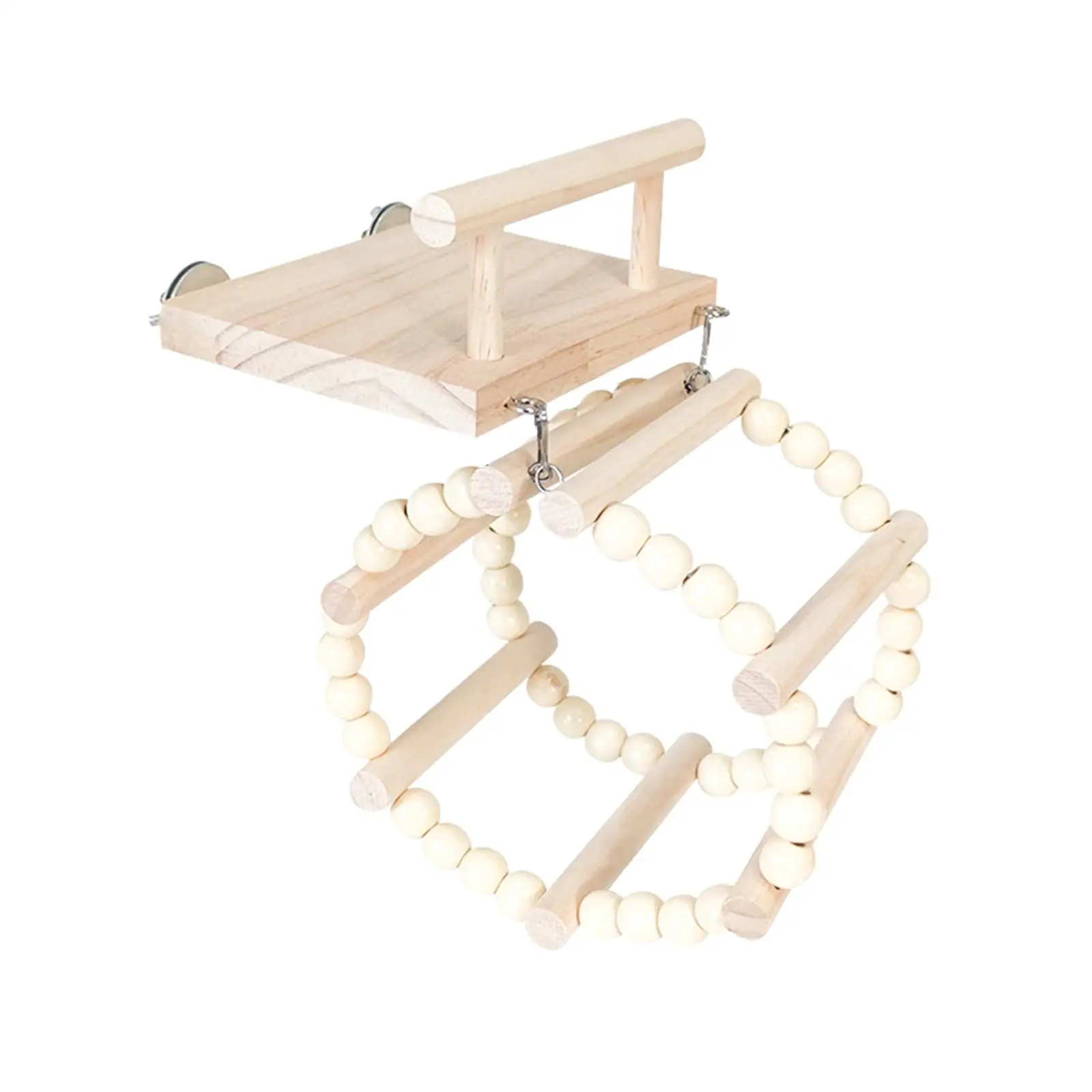 Деревянный попугай окунь птица жевательная игрушка для маленького и среднего