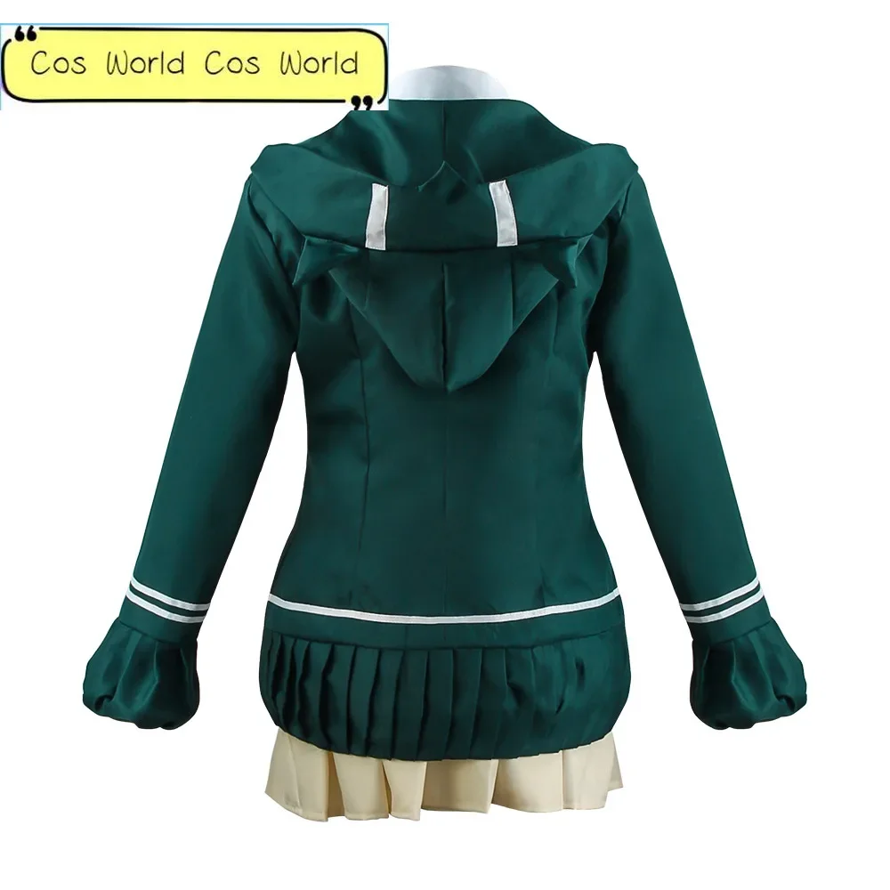Игра Danganronpa 2 аниме Chiaki Nanami карнавальный костюм парик школьная форма рубашка