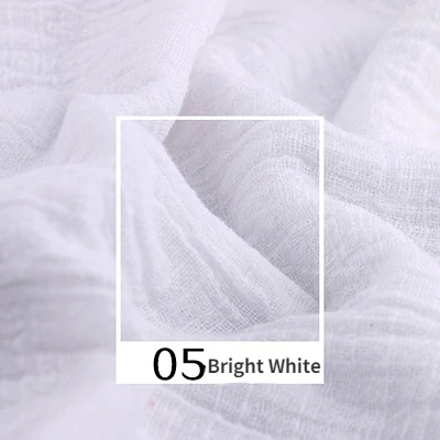 Бамбуковая хлопковая ткань жидкая в китайском стиле плиссированная однотонная