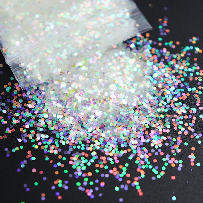 

10g Shining Nail Glitter Powder AB Flakes For Manicure Colorful Sparkly Nail Sequins Chrome Pigment Dust UV Nail Art Decorations
