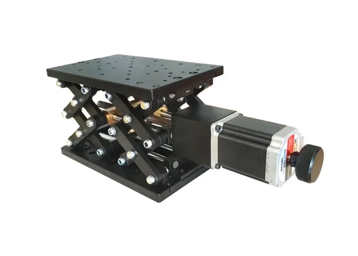 Фото Высокоточный подъемный стол PDV PT-GD402, ножничный подъемный стол/поворотный стол с полым основанием, точность повторяемого позиционирования 10 мкм №1