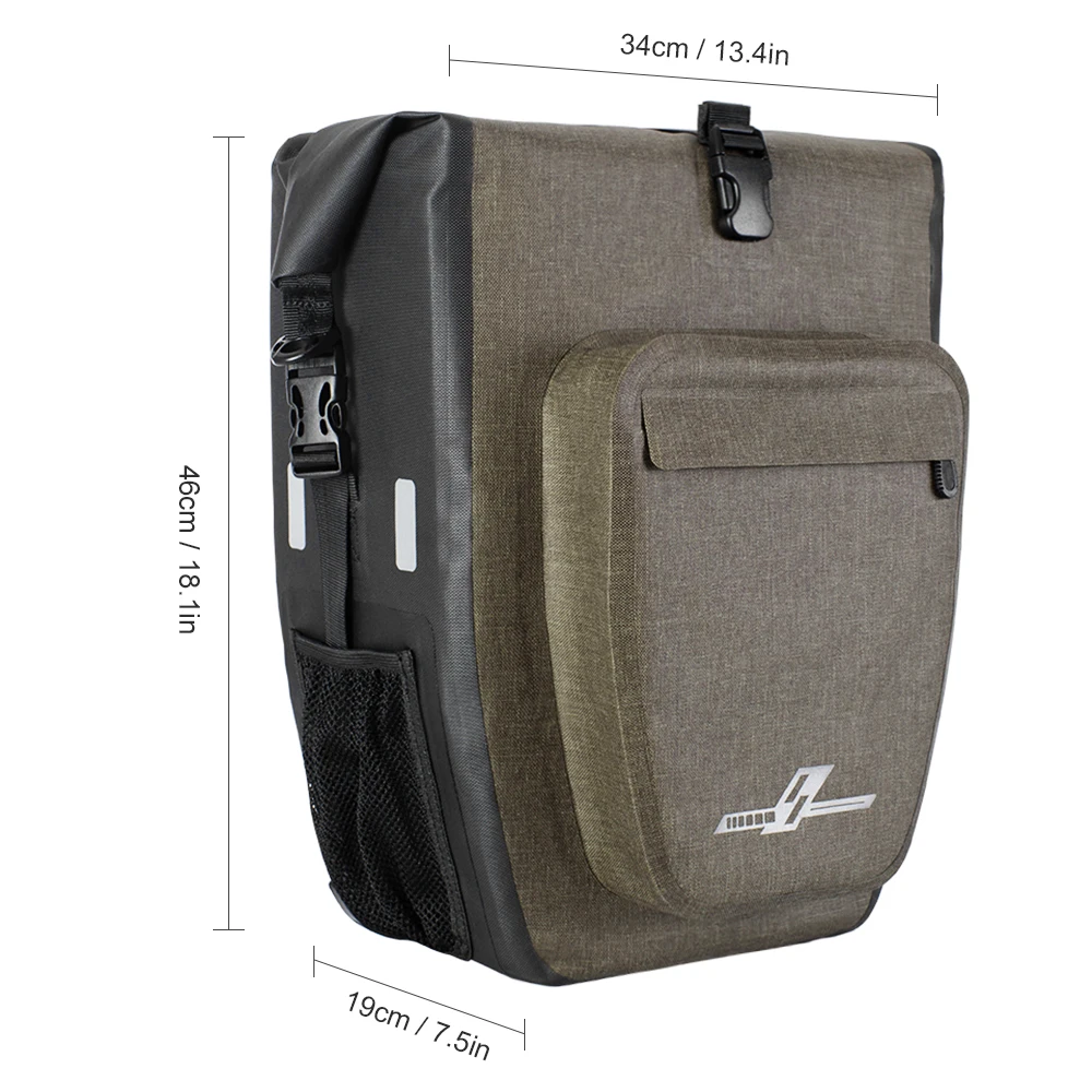 Сумка на ЗАДНЮЮ СТОЙКУ велосипеда водонепроницаемая 30 л | Спорт и развлечения