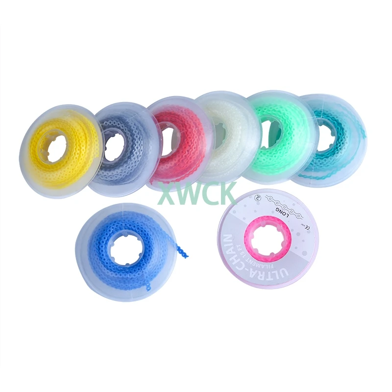 

1 шт., Стоматологическая Ортодонтическая эластичная цепочка, цепочка, Резиновая лента, длинный тип, стоматологический ортодонтический мате...