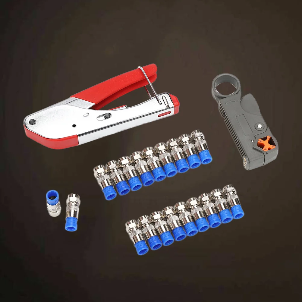 

1 Set Coax Cable Tester Coax Cable Crimper Cable Installation Cable Stripper Crimper Fitting Wire Stripper