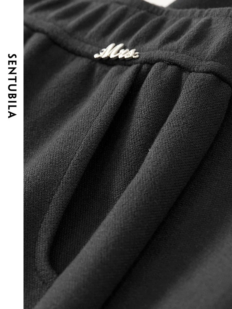 Женские плотные теплые повседневные брюки Sentubila длиной до щиколотки весна 2024