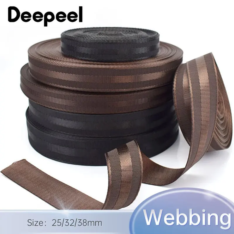 

Лента нейлоновая декоративная для ремня безопасности, лента 5 метров 25/32/38 мм для рюкзака, сумки, аксессуар «сделай сам» для шитья