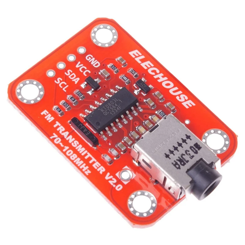 Модуль FM-передатчика V2.0 цифровой модуль FM-радио для микрофона Arduino |