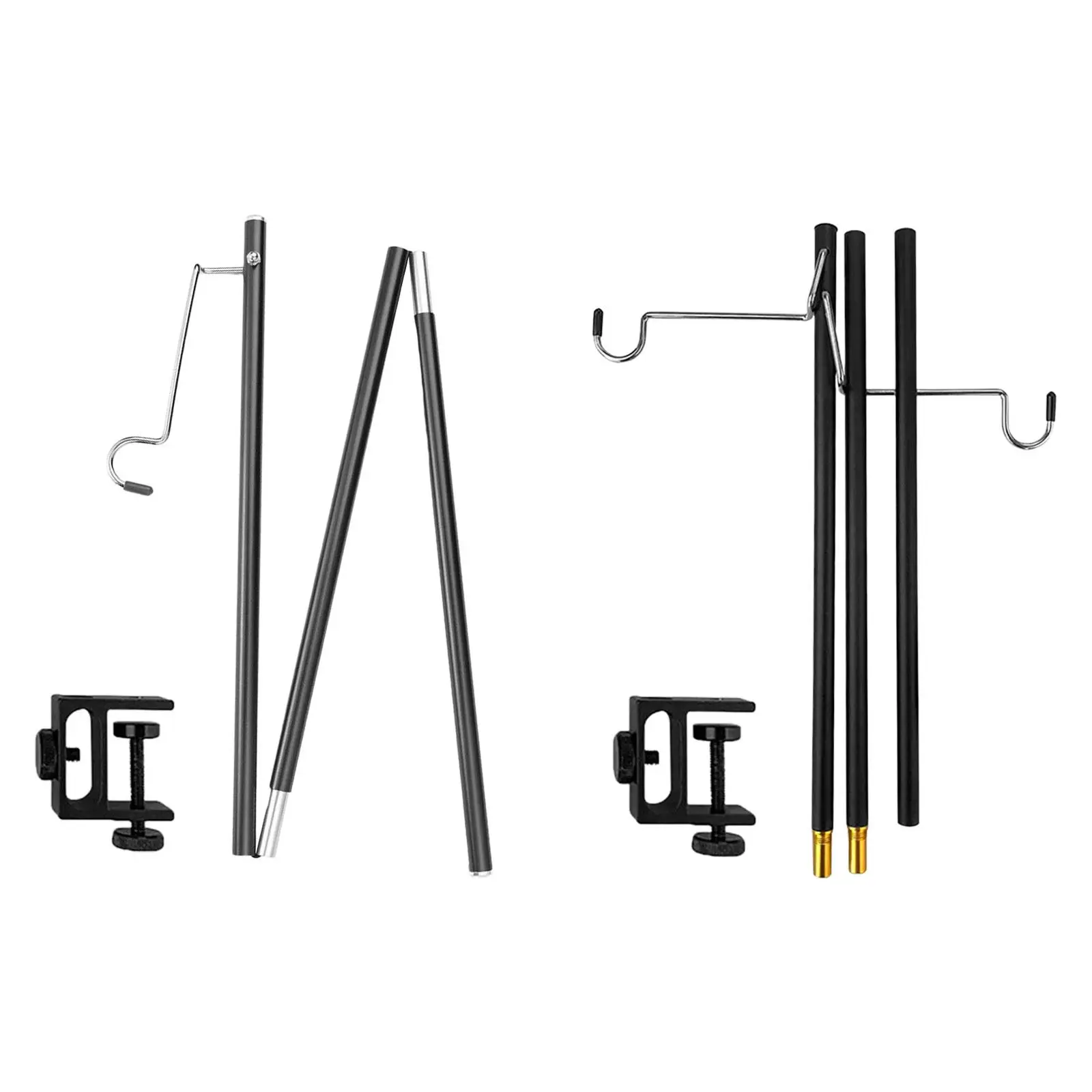 

Camping Lamp Pole Lamp Holder Lightweight Portable Foldable Aluminum Alloy