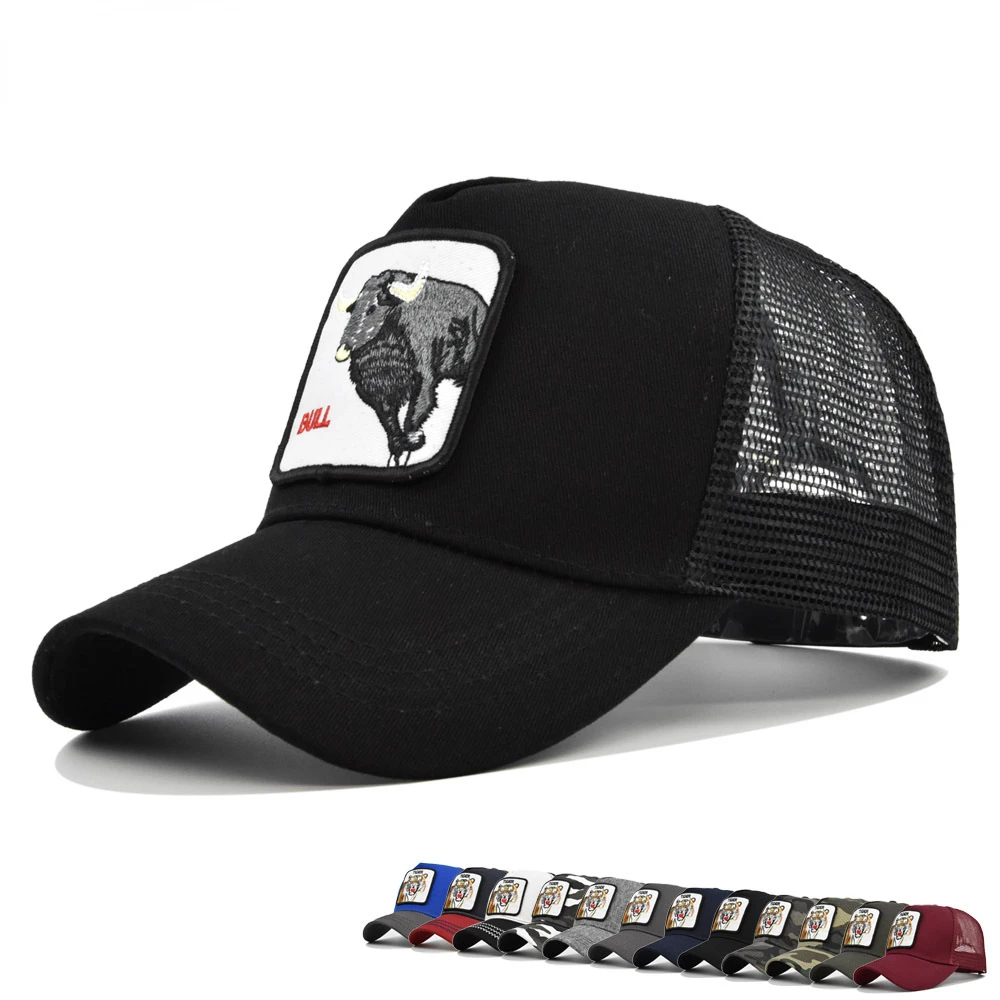 Unisex Mesh Cap Strapback Hat Breathable Sports Caps Outdoor Sun Hat Visors