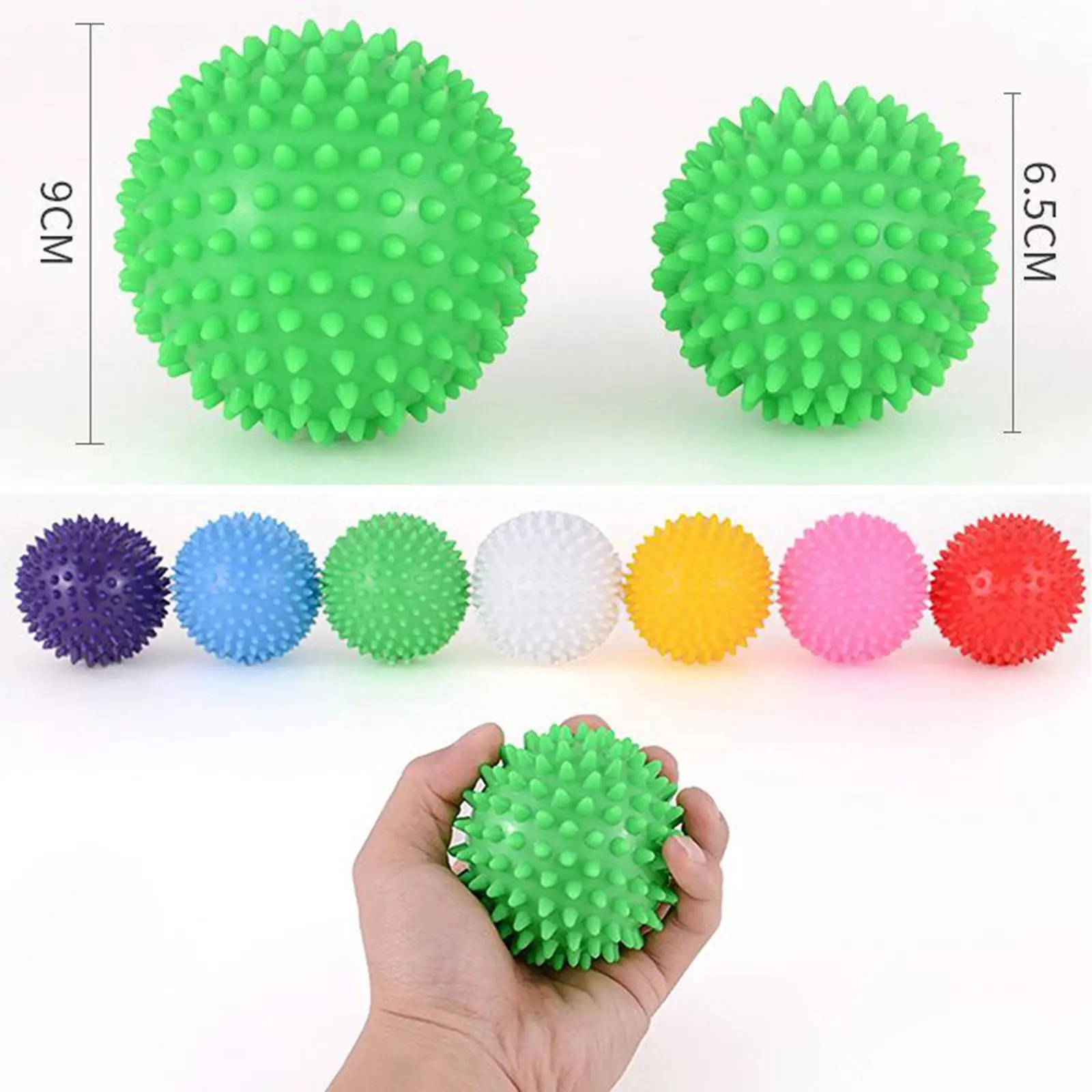 

Foot Hand Spiky Massage Ball for Back Body Trigger Point Massaging 7.5cm