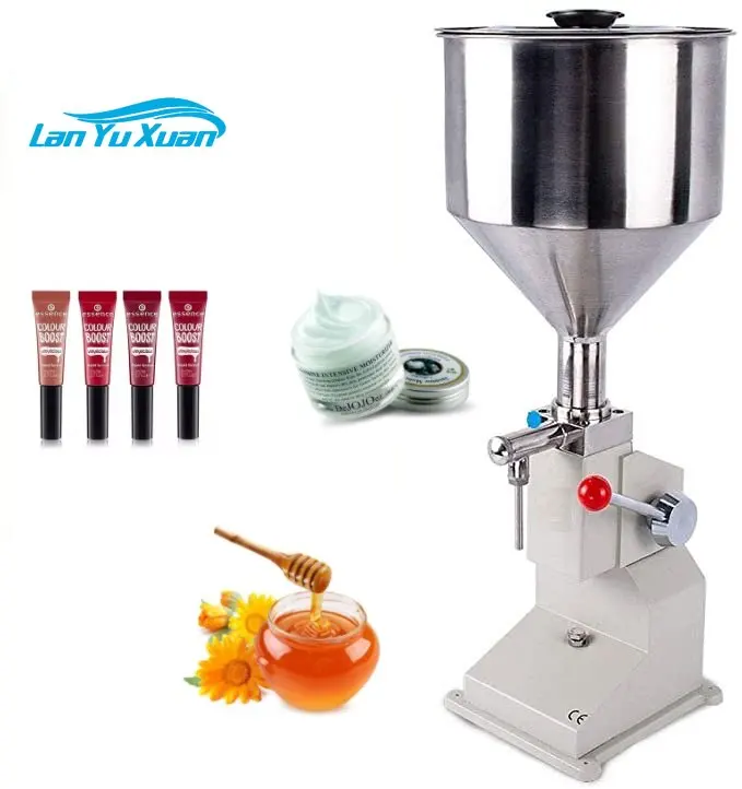 

small piston manual gel aseptic filling machinery peanut butter lip gloss paste lotion aerosol liquid bottle filling machines