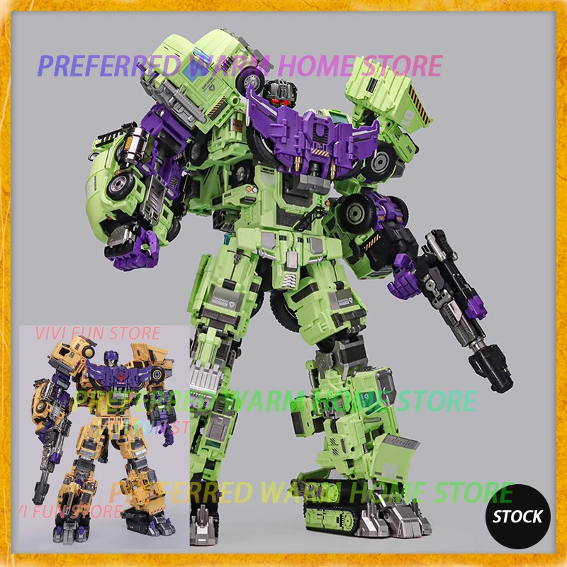 Фото В наличии MECHA INVASION GIANT LEGION Devastator Scrapper Hook Mixmaster Scavenger Bonecrusher Long Haul Модельные игрушки GLA-01-06 №1