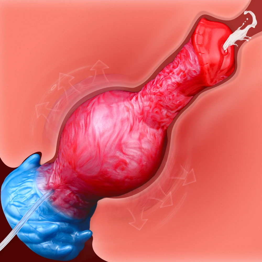 SMMQ Monster Squirting Dildo надувной анальный штекер с большим узлом женский мастурбатор