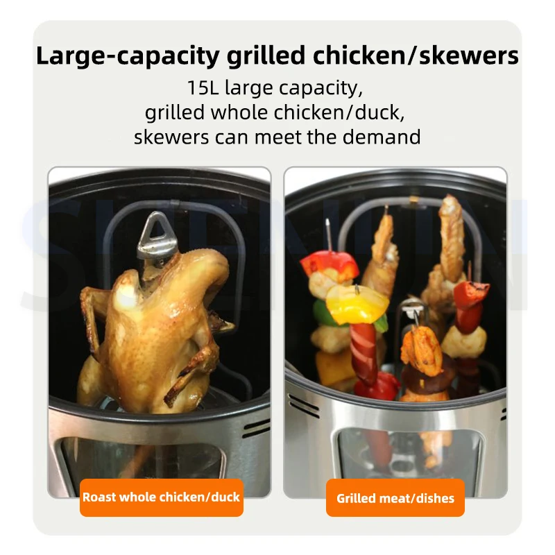 Коммерческая печь-гриль духовка для обжарки курицы жареной утки полностью